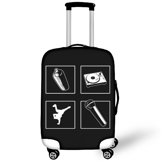 Elements Of Hip Hop Radio Announcer Luggage Covers