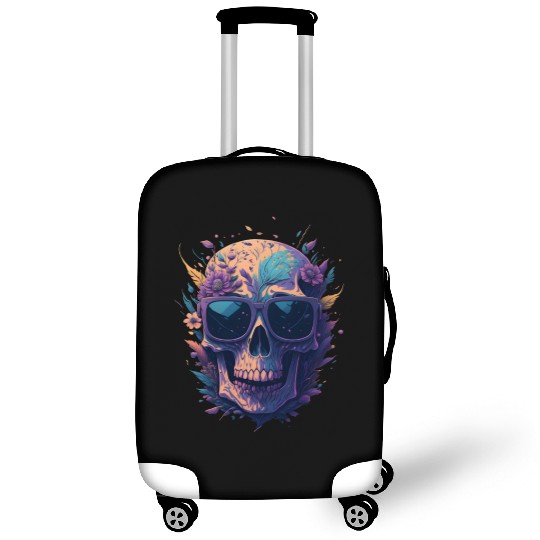 Floral Skull | C08 Luggage Covers