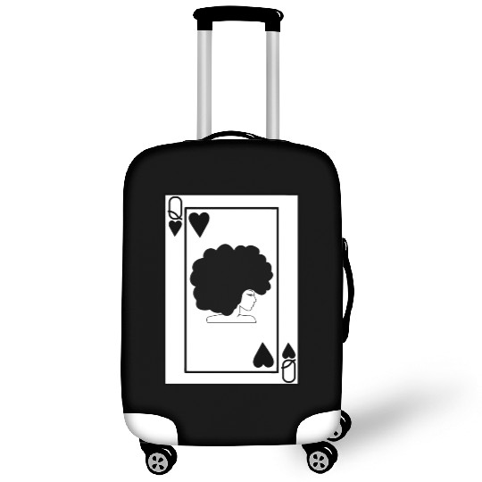 Black Queen Luggage Covers