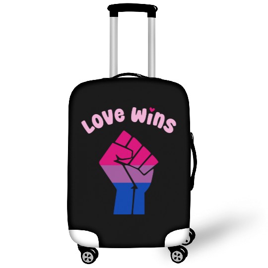 Love Wins Bisexual Pride Fist for Equality Luggage Covers