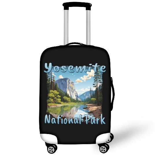 Yosemite National Park: Colorful Landscape in Luggage Covers