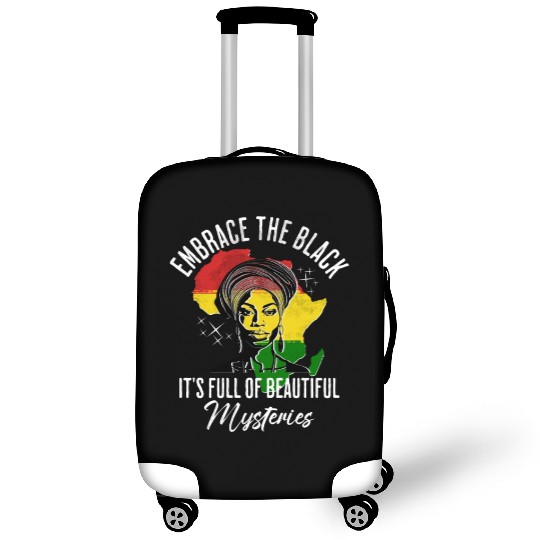 Black History Month Beautiful Woman Luggage Covers