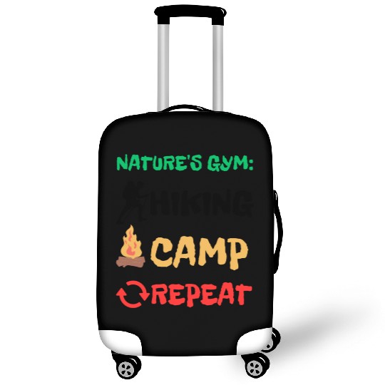 Nature's Gym: Hiking Camp Repeat Camping Hiking Luggage Covers