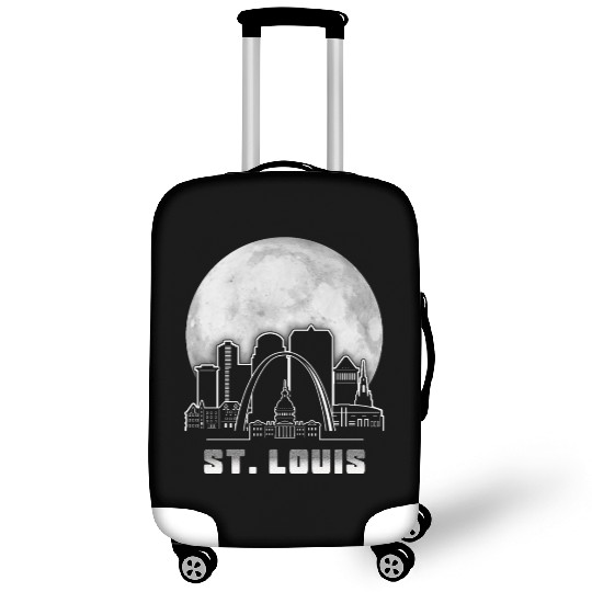 St. Louis Missouri Full Moon Luggage Covers