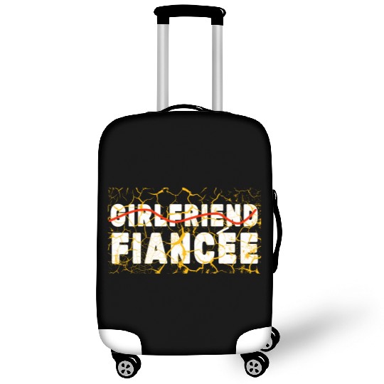 Girlfriend Fiancee Couple Engagement Engaged Luggage Covers