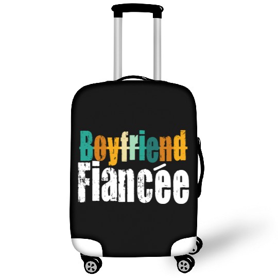 Couple Engagement Engaged Men Funny Fiancee Luggage Covers