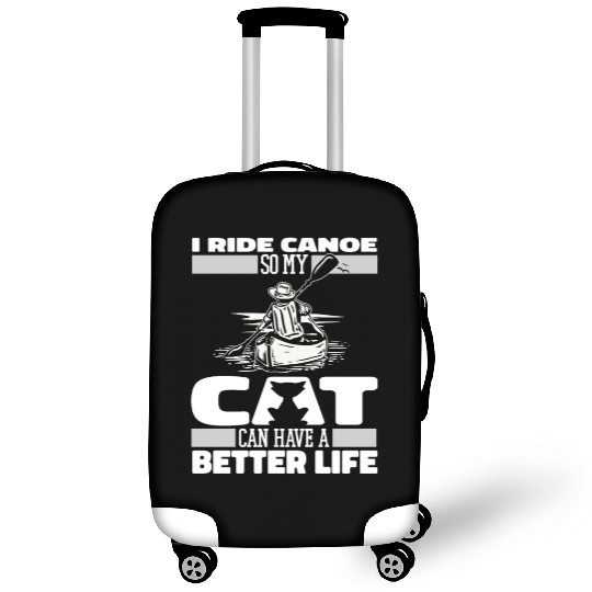 Canoe Canoeing Canoeist Cat Luggage Covers