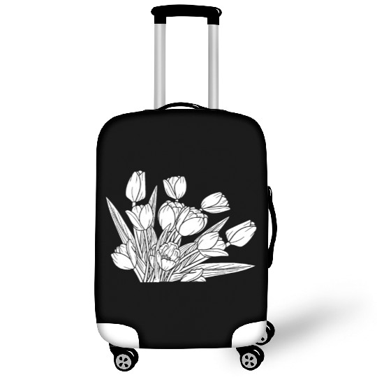 Tulip Gardening Bouquet Luggage Covers