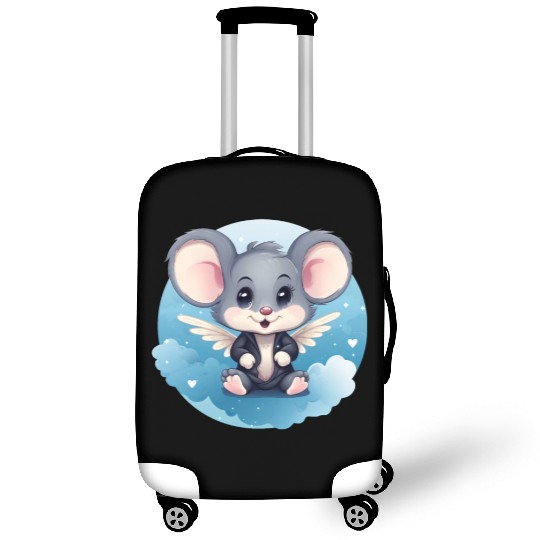 Mouse Angel Wings Rat Luggage Covers
