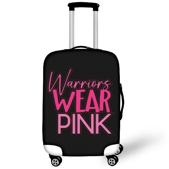 Warriors Wear Pink Luggage Covers