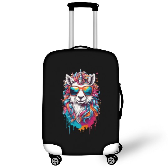 Sparkling Horse Rainbow Unicorn Pony Luggage Covers