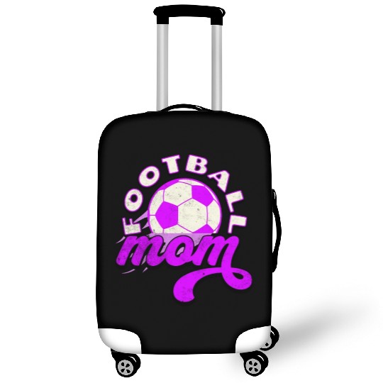 Football Mom: Proud and Loud! Luggage Covers