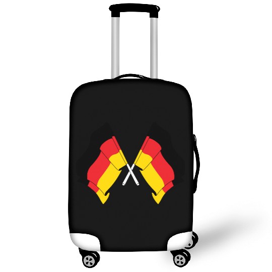 Two flags Germany Luggage Covers