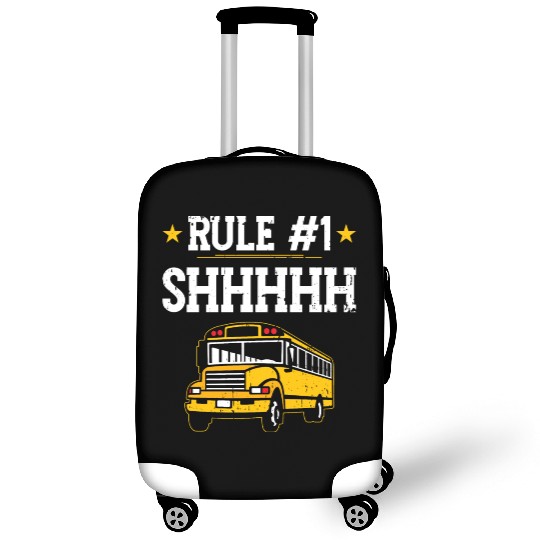 School Bus Monitor Aide Funny Bus Driver Luggage Covers