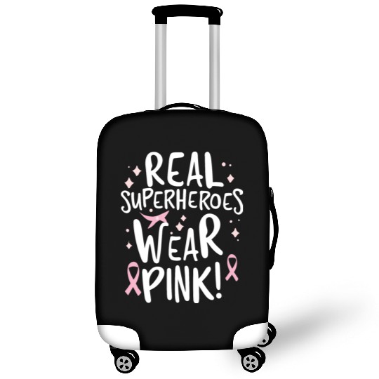 Real Superheroes Wear Pink! Luggage Covers
