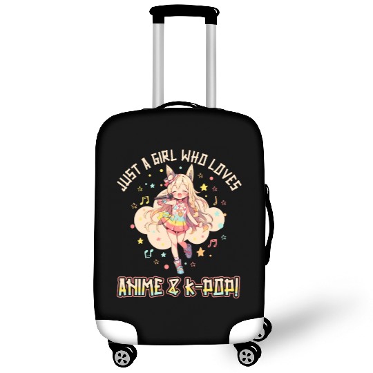 Just a Girl who loves Anime and K-Pop Luggage Covers