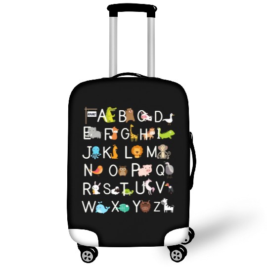 Kindergarten teacher funny Alphabet Luggage Covers