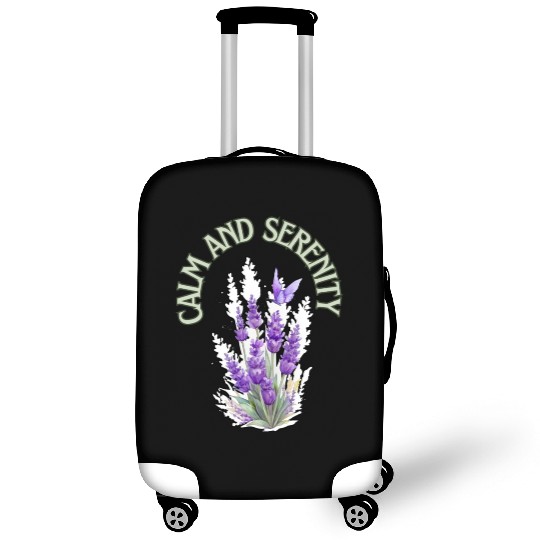 Calm And Serenity Luggage Covers, lavender flower of calm