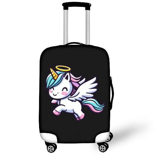 Heavenly Unicorn: Sweet Magic with Angel Wings Luggage Covers