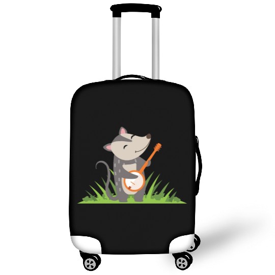 Possum Guitar Kids Cute Luggage Covers