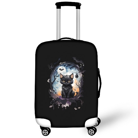 "Bat-Kissed Kitten" Luggage Covers