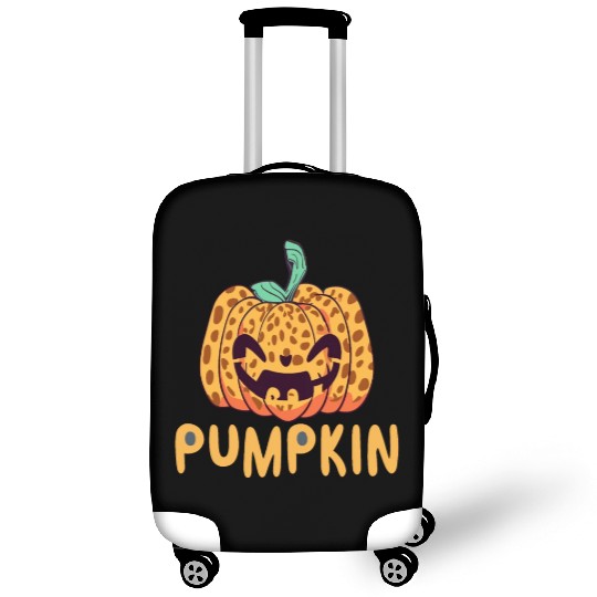 Giant Jack O' Lantern Face | Halloween Pumpkin Luggage Covers