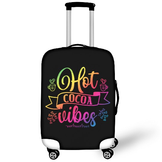 Chocolate Lover Hot Cocoa Vibes Luggage Covers