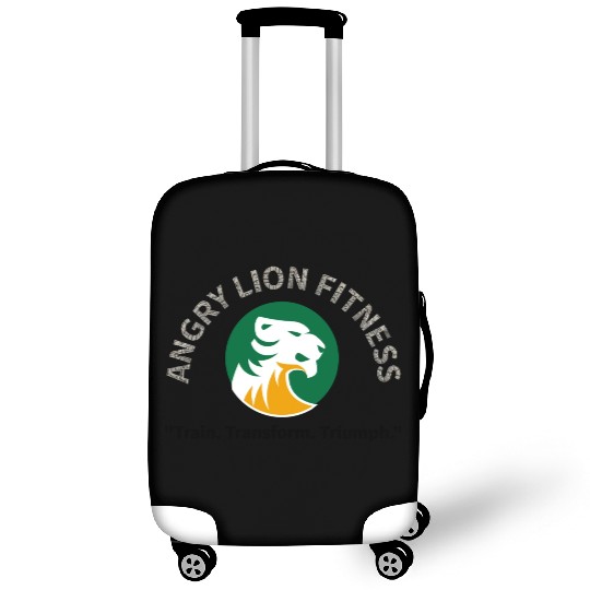 Angry lion motivate Luggage Covers