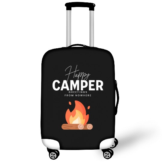 Happy Camper Luggage Covers