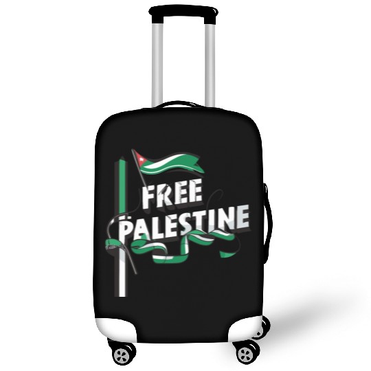 I Love Free Palestine Flag Save Gaza Luggage Covers