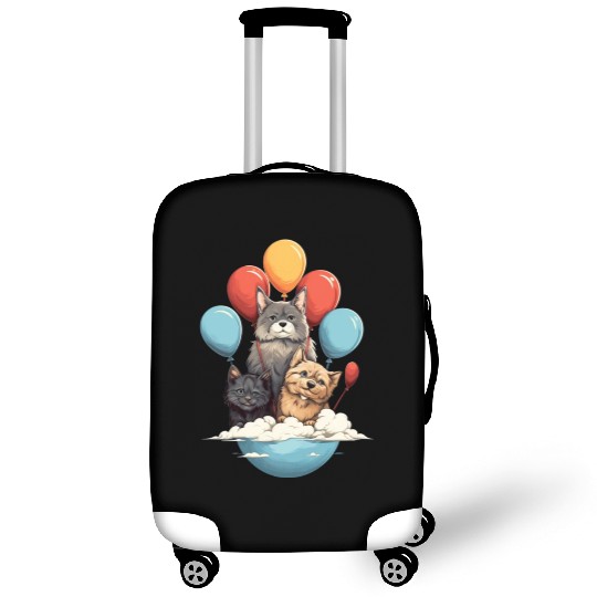 Cats, Dogs & Balloons Luggage Covers