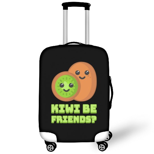 Kiwi Be Friends? Cute Kiwi Cartoon Luggage Covers