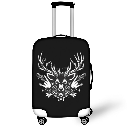 Punk Rock Reindeer Luggage Covers