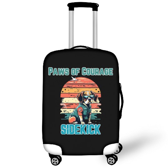 Courageous Canine Companion Luggage Covers