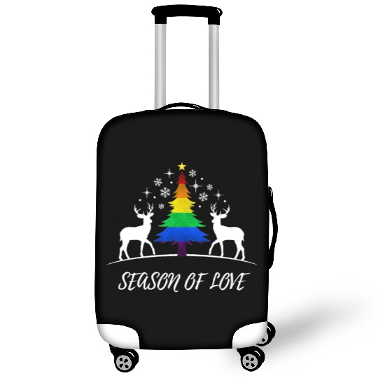 Gay Christmas Tree Gay Couple Season Of Love Luggage Covers