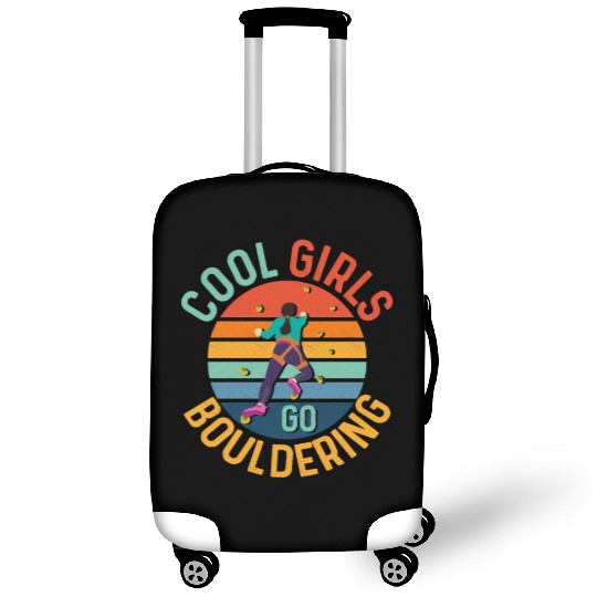 Cool Girls Go Bouldering Boulder Climbing Luggage Covers