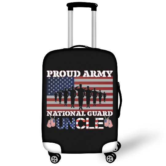 Proud Army National Guard Uncle Luggage Covers