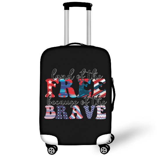 4th of july Land of the free Luggage Covers