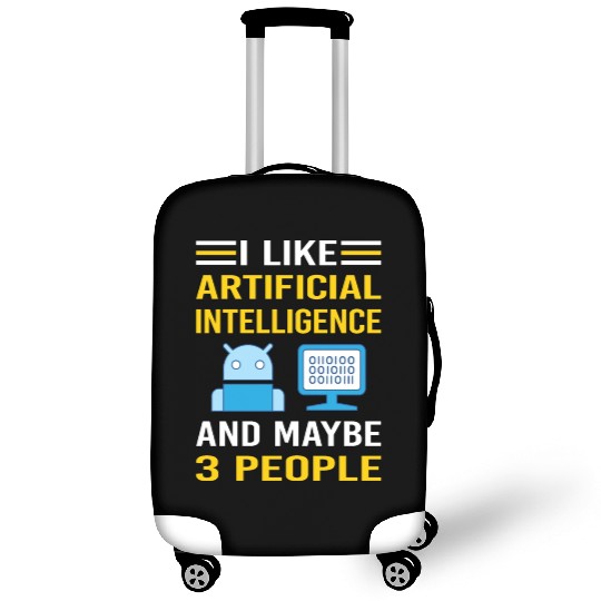3 People Artificial Intelligence AI Luggage Covers