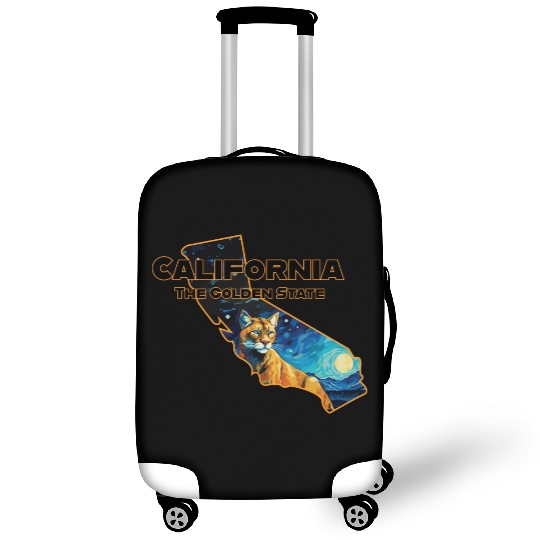 California Wildlife - mountain lion Luggage Covers