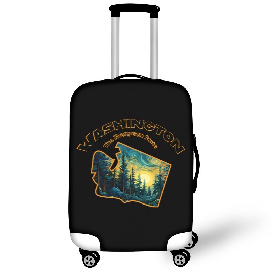 Washington Wildlife - evergreen Luggage Covers