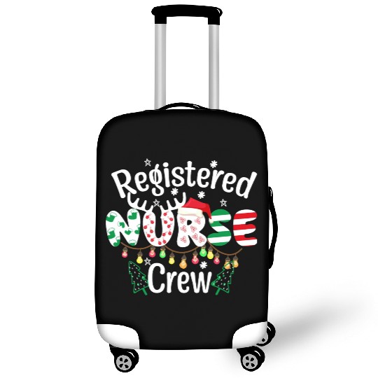 Registered Nurse Crew Christmas day funny Register Luggage Covers