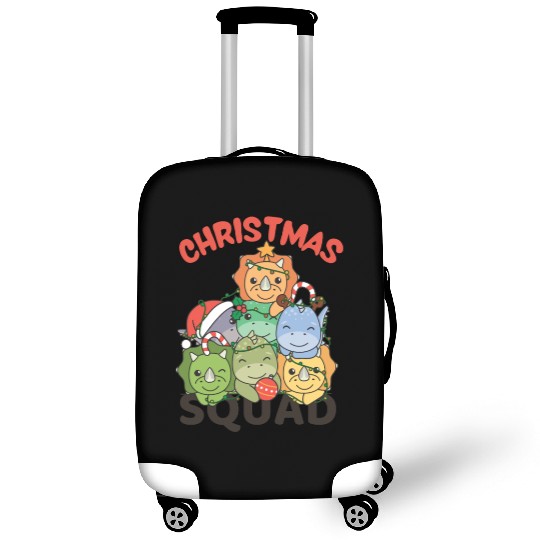 Dinosaur Christmas Tree Christmas Squad Dinos Luggage Covers