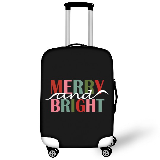 Merry and Bright Luggage Covers