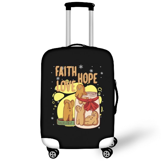 Faith Hope Love Religious Christmas Costume Luggage Covers