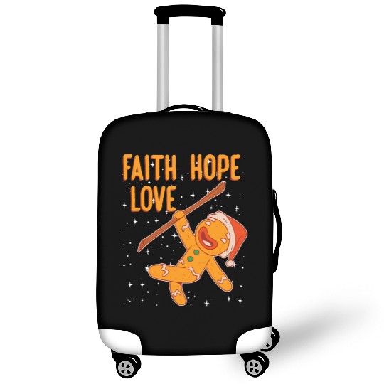 Faith Hope Love Religious Christmas Costume Luggage Covers