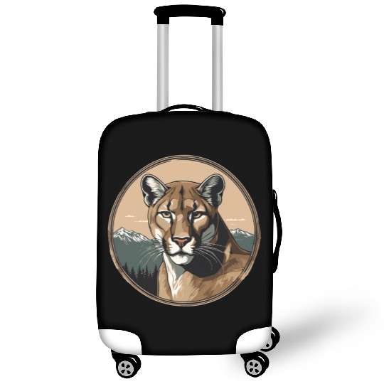 Mountain Lion Cougar Luggage Covers