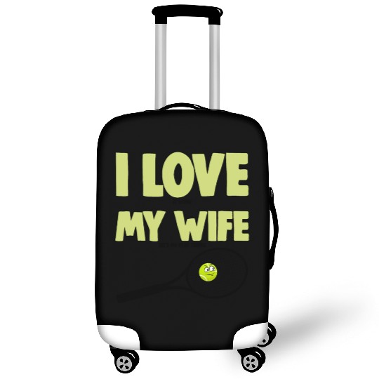 I love My Wife Luggage Covers