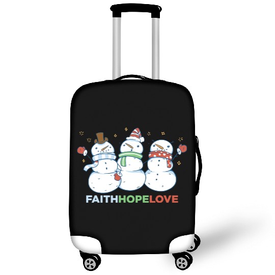 Religious Family Faith Hope Love Christmas Luggage Covers