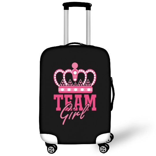 Pink Team Girl Team Boy Gender Reveal Party Luggage Covers